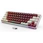 Wireless Gaming Keyboard Rechargeable Backlit Gaming Keyboard 68 Keys Anti-Ghosting No-Conflict 2.4G Keyboard for PC